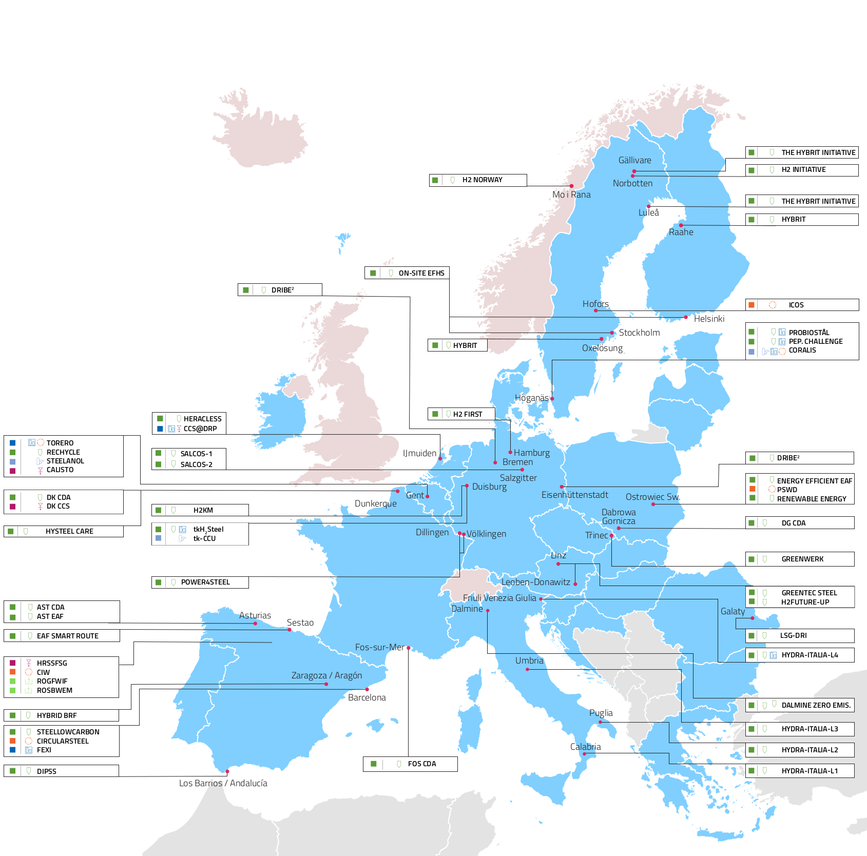 eurofer map